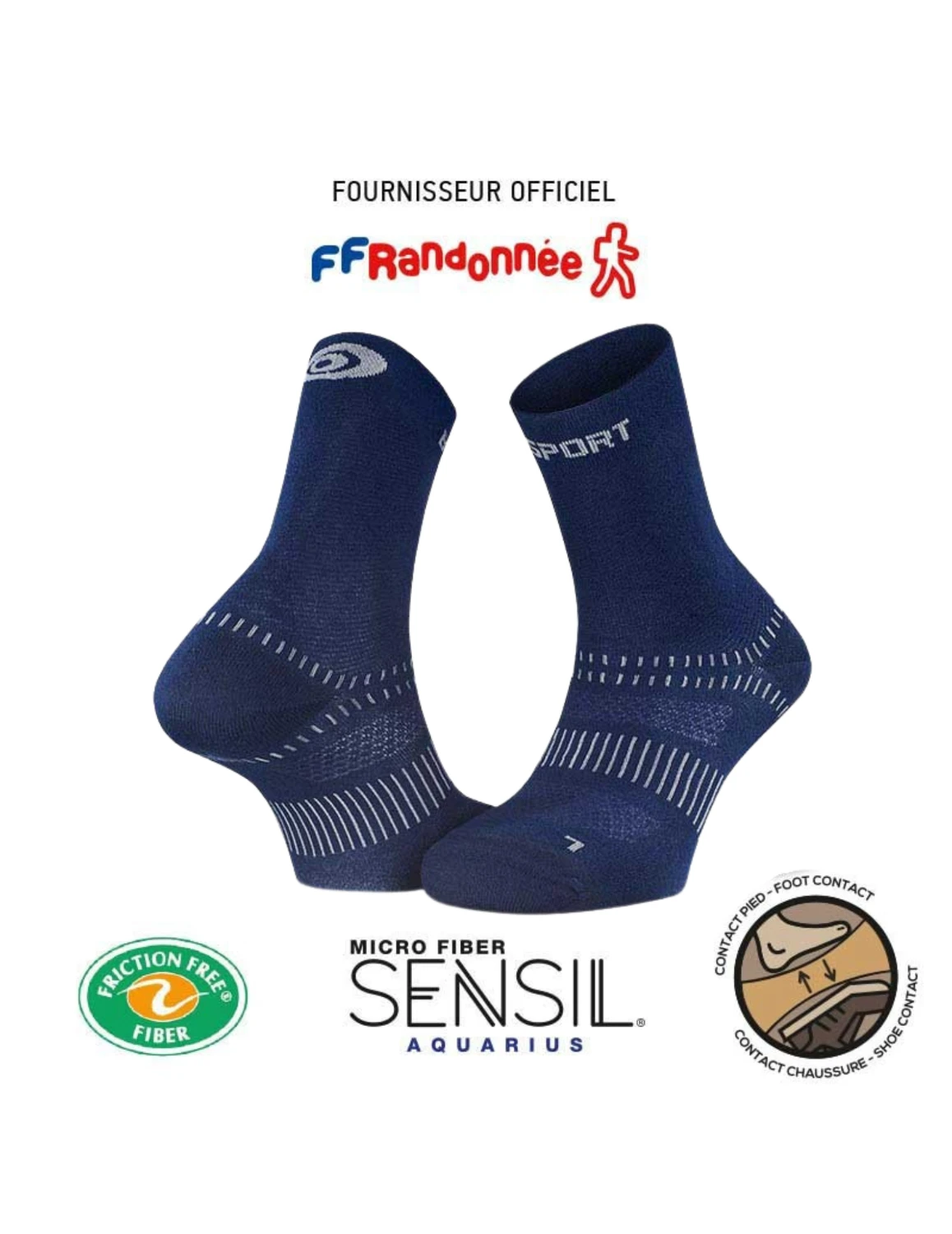 Chaussettes De Randonnée BV Sport Double Evo 2 Chaussettes De Randonnée BV Sport Double Evo – Image 2