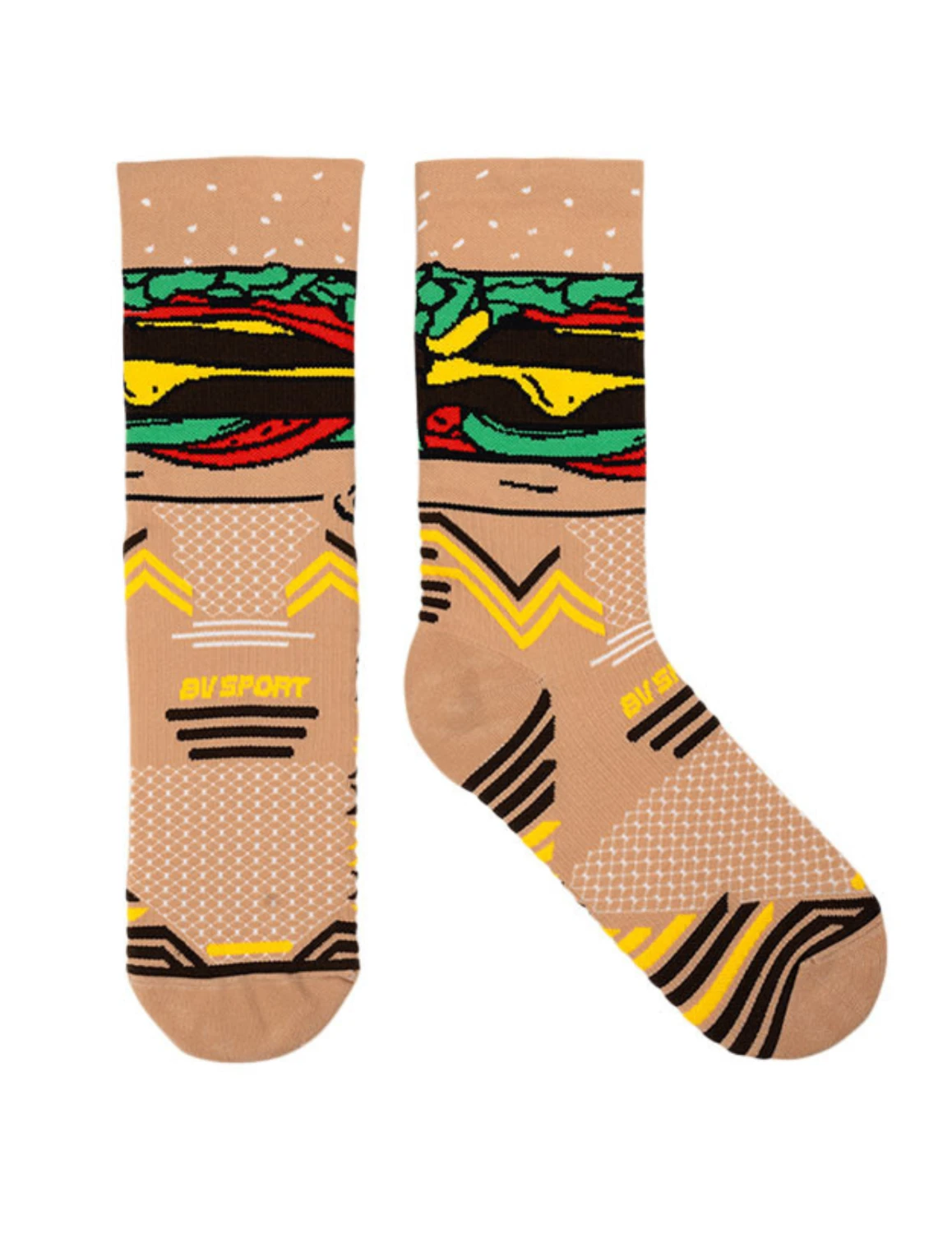 Chaussettes De Running BV Sport Trail Ultra Collector "Nutri" Burger 2 Chaussettes De Running BV Sport Trail Ultra Collector "Nutri" Burger – Image 2