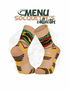 Chaussettes De Running BV Sport Trail Ultra Collector "Nutri" Burger 7 Chaussettes De Running BV Sport Trail Ultra Collector "Nutri" Burger -Équipement De Plein Air Chaussettes Trail BVSPORT Nutri Burger vue2