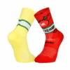 Chaussettes De Running BV Sport Trail Ultra Collector "Nutri" Ketchup-Mayo