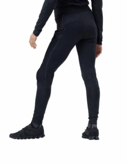Legging De Running Odlo Zeroweight Warm Femme -Équipement De Plein Air Collant Odlo Zeroweight Warm Noir vue porte