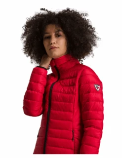 Doudoune Rossignol 180 GR Femme -Équipement De Plein Air Doudoune Rossignol Femme Rouge vue ecusson
