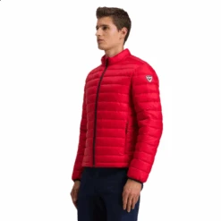 Doudoune Rossignol 180 GR Homme -Équipement De Plein Air Doudoune Rossignol Homme Rouge vue ecusson