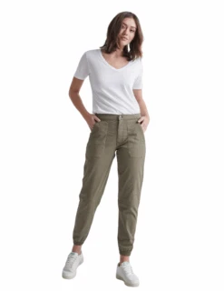 Pantalon-Jogging Duer Live Lite Femme -Équipement De Plein Air Jogger DUER LiveLite WJTR100 FTG Femme vue silhouette