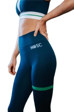 Legging Nosc Active Femme -Équipement De Plein Air Legging Running Nosc ActiveBleu vue portee detail