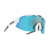 Lunettes De Soleil Bliz Matrix Blanc Brillant Écran Smoke & Blue Multi