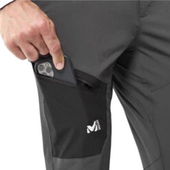 Pantalon De Rando Millet Wanaka Stretch II Homme -Équipement De Plein Air Pantalon Randonnee Millet Wanaka Homme Gris vue detail