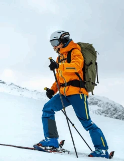 Pantalon De Ski De Rando Lagoped Supa 2 Femme -Équipement De Plein Air Pantalon Ski Lagoped Supa Femme Bleu vue porte