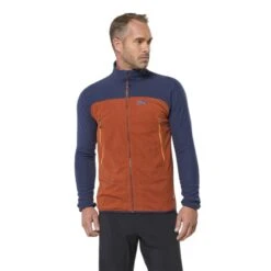 Polaire Millet Lightgrid Homme -Équipement De Plein Air Polaire Millet Lightgrid Homme Marron Bleu vue portee avant