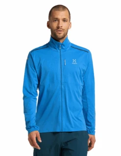 Polaire Haglöfs L.I.M Strive Mid Homme -Équipement De Plein Air Polaire HAGLOFS LIM Strive Homme 605349 4Q6 vue porte face