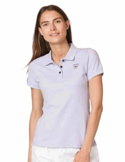 Polo Rossignol Logo Manches Courtes Femme