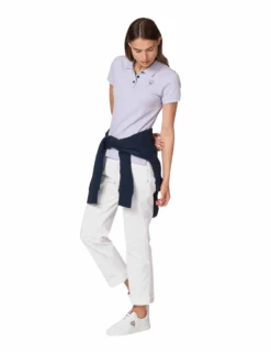 Polo Rossignol Logo Manches Courtes Femme 7 Polo Rossignol Logo Manches Courtes Femme -Équipement De Plein Air Polo ROSSIGNOL Logo Femme RLKWY02 36L vue silhouette