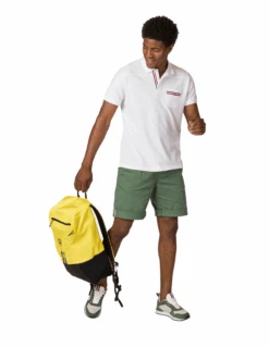 Polo Rossignol Logo Pocket Manches Courtes Homme -Équipement De Plein Air Polo ROSSIGNOL Logo Homme RLLMY22 100 vue silhouette