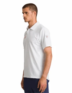 Polo Rossignol Escaper Tech Manches Courtes Homme -Équipement De Plein Air Polo ROSSIGNOL SKPR Homme RLKMY05 100 vue cote