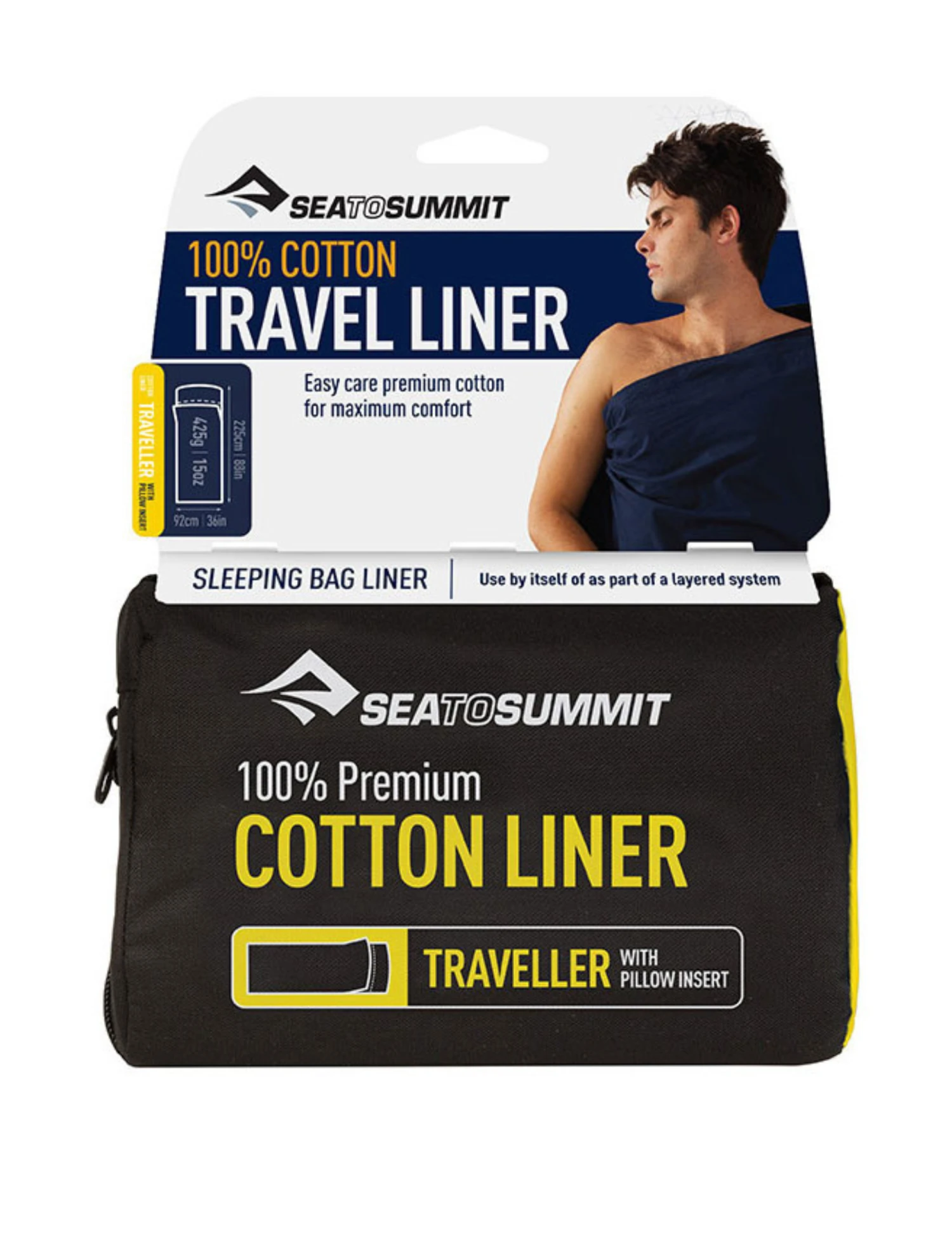 Sac à Viande Sea To Summit Coton Rectangular Standard 2 Sac à Viande Sea To Summit Coton Rectangular Standard – Image 2