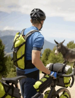 Sac à Dos Vaude TrailPack II 8 L -Équipement De Plein Air Sac BikePacking VAUDE TrailPack 15957 0510 vue ambiance