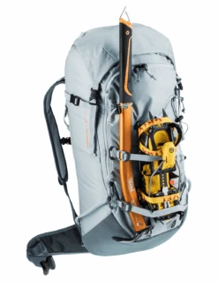 Sac à Dos De Ski/Alpinisme Deuter Freescape Lite 24 SL Femme -Équipement De Plein Air Sac Ski Rando DEUTER Freescape24SL Tin Shale vue crampons