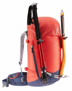 Sac à Dos De Ski/Alpinisme Deuter Guide 32+ SL Femme -Équipement De Plein Air Sac Ski Rando DEUTER Guide32 SL Chili vue accessoires