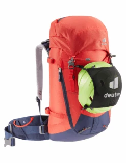Sac à Dos De Ski/Alpinisme Deuter Guide 32+ SL Femme -Équipement De Plein Air Sac Ski Rando DEUTER Guide32 SL Chili vue porte casque