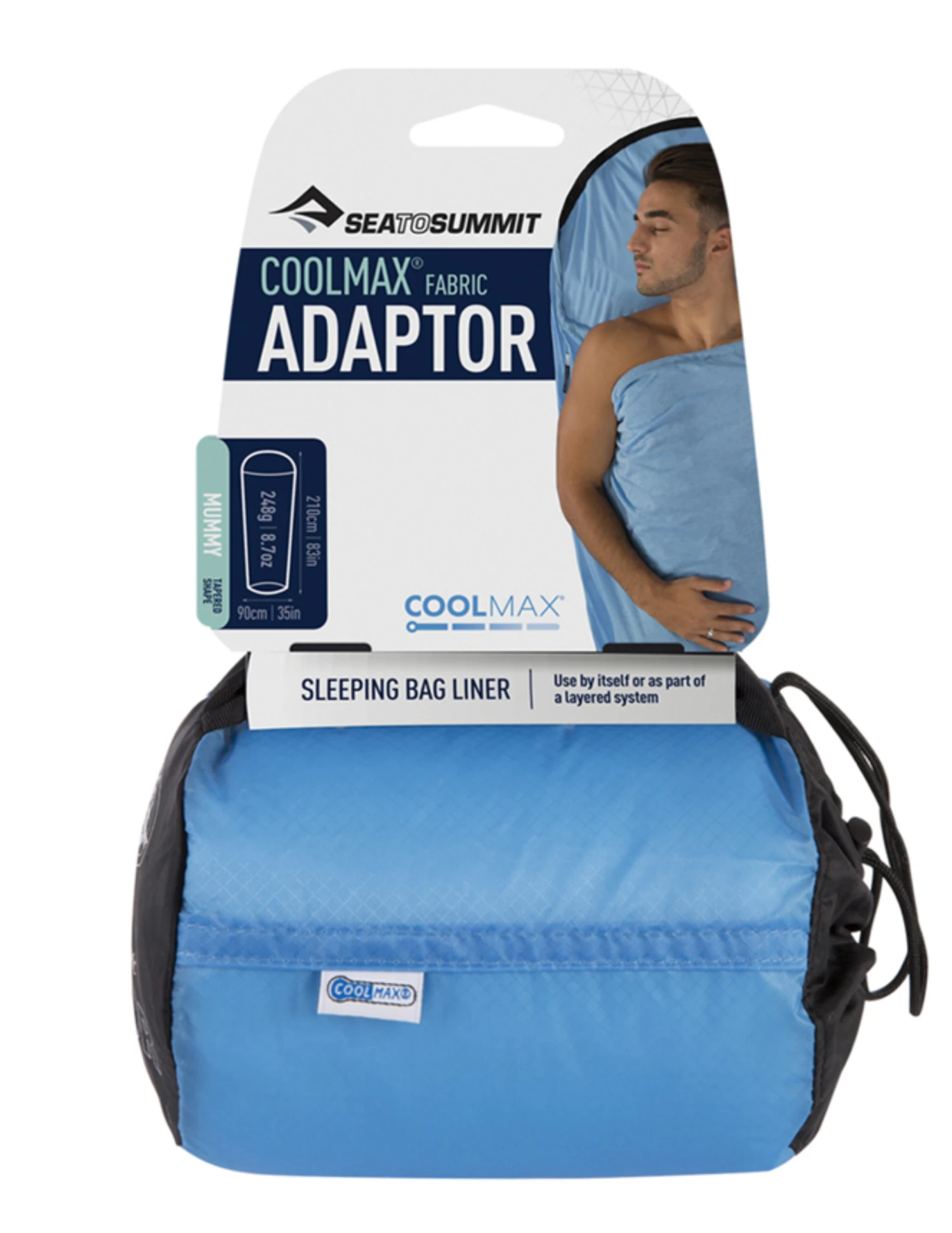 Sac à Viande Sea To Summit CoolMax Adaptator Mummy 2 Sac à Viande Sea To Summit CoolMax Adaptator Mummy – Image 2