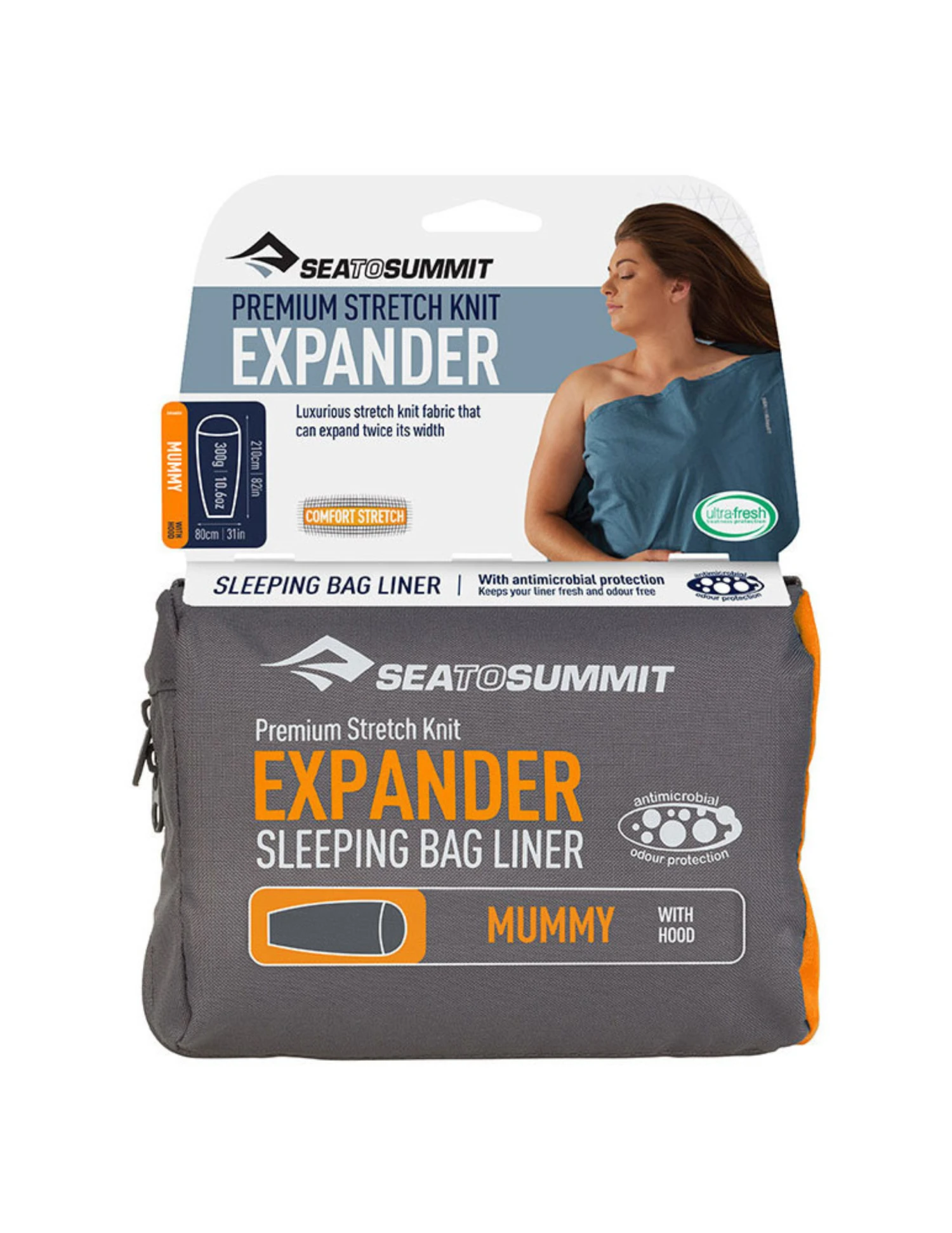 Sac à Viande Sea To Summit Polycoton Stretch Mummy 2 Sac à Viande Sea To Summit Polycoton Stretch Mummy – Image 2