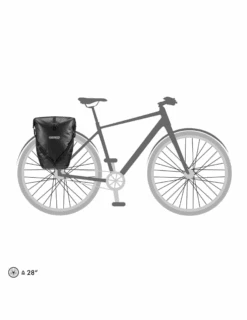 Paire De Sacoches De Roue Arrière Ortlieb Back Roller Classic -Équipement De Plein Air Sacoches Velo ORTLIEB Back Roller Classic F5301 vue globale