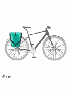 Paire De Sacoches De Roue Arrière Ortlieb Back Roller Free -Équipement De Plein Air Sacoches Velo ORTLIEB Back Roller Free F5104 vue globale 1