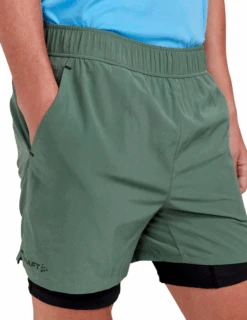 Short De Running Craft ADV Essence 2-en-1 Stretch Homme -Équipement De Plein Air Short Running CRAFT ADV Essence 2 in 1 Homme CO1908764 687000 vue detail