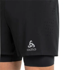 Short De Running 2-en-1 Odlo Zeroweight 5" Homme 7 Short De Running 2-en-1 Odlo Zeroweight 5" Homme -Équipement De Plein Air Short Running Odlo Zeroweight 2in1 Homme vue detail