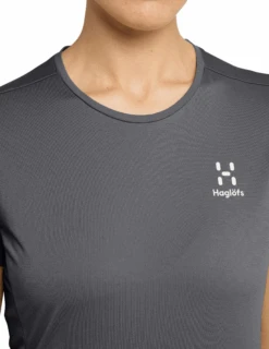 T-Shirt De Rando Haglöfs L.I.M Tech Manches Courtes Femme -Équipement De Plein Air T Shirt Rando HAGLOFS LIM Tech Femme 605227 2AT vue detail