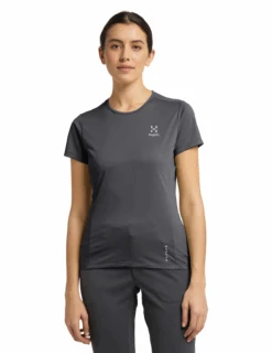 T-Shirt De Rando Haglöfs L.I.M Tech Manches Courtes Femme -Équipement De Plein Air T Shirt Rando HAGLOFS LIM Tech Femme 605227 2AT vue porte face