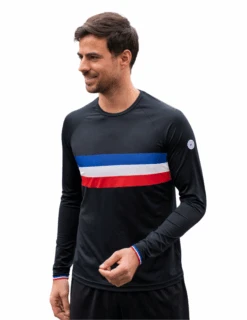 T-Shirt De Running Coureur Du Dimanche Le Champion De France Manches Longues Homme