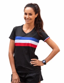 T-Shirt De Running Coureur Du Dimanche La Championne De France Manches Courtes Femme