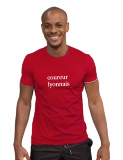 T-Shirt De Running Coureur Du Dimanche Le Lyonnais Manches Courtes Homme