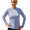 T-Shirt De Running Coureur Du Dimanche La Marinière Manches Longues Femme