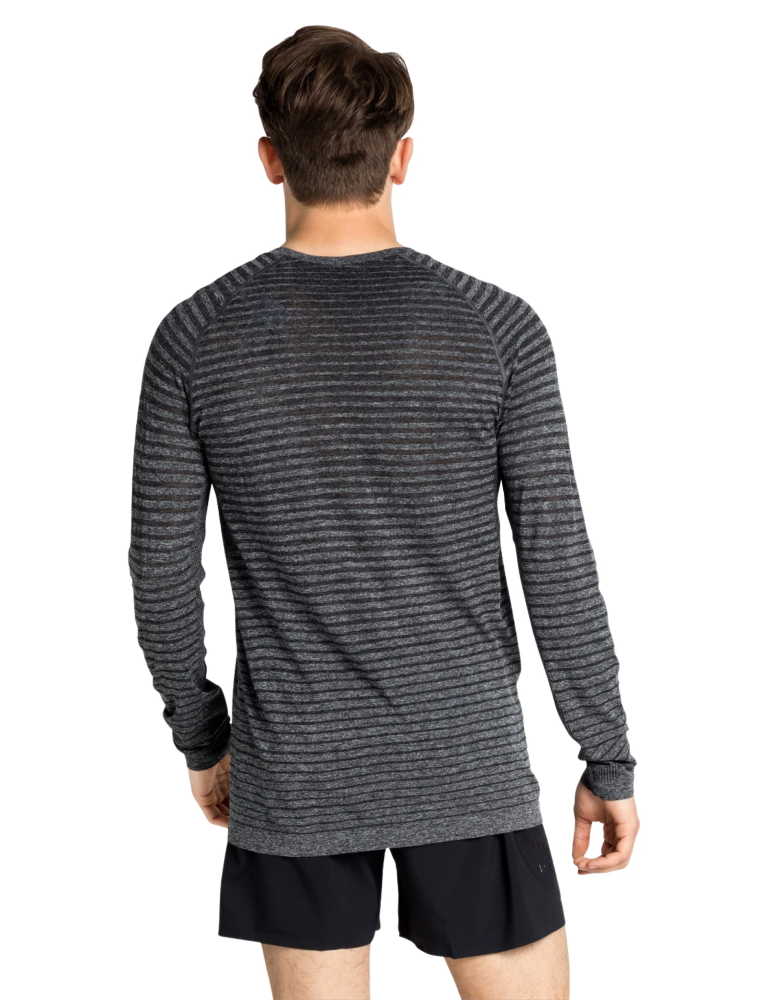 T-Shirt De Running Odlo Essential Seamless Manches Longues Homme – Image 4