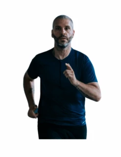 T-Shirt De Running Nosc Wild Zip Manches Courtes Homme