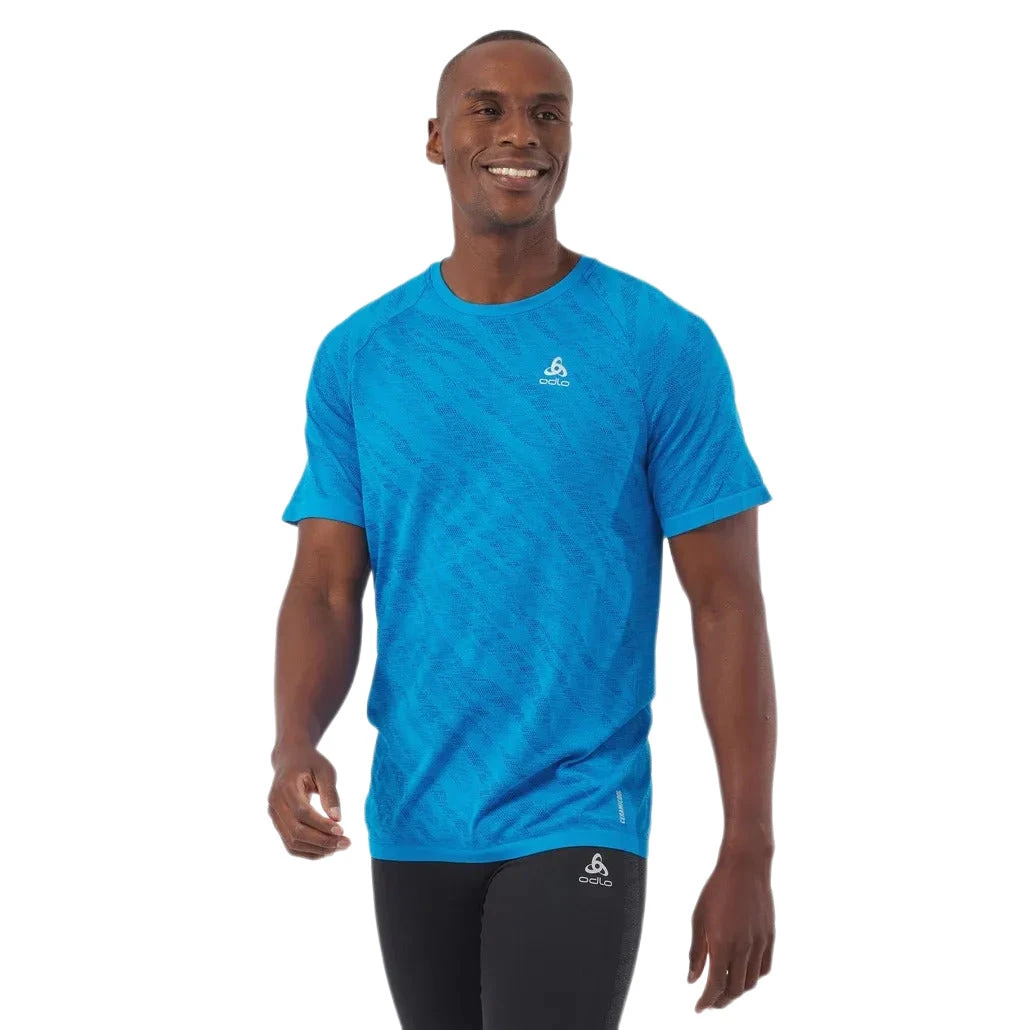 T-Shirt De Running Odlo Blackcomb Light Manches Courtes Homme 3 T-Shirt De Running Odlo Blackcomb Light Manches Courtes Homme – Image 3