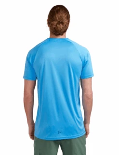 T-Shirt De Running Craft ADV Core Essence Logo Manches Courtes Homme -Équipement De Plein Air T shirt Runnning CRAFT ADV Core Essence Logo Homme CO1911786 307000 vue porte dos