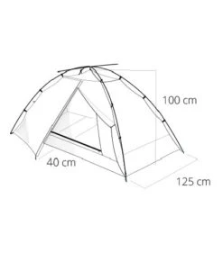 Tente Qaou V5 3-IN-1 -Équipement De Plein Air Tente Qaou 3 in 1 AdventureV5 dimensions