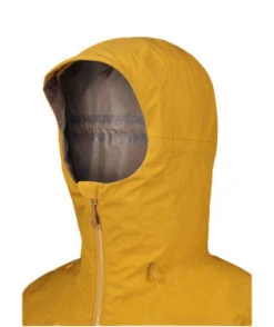 Veste Imperméable Rab Arc Eco Femme -Équipement De Plein Air Veste Randonnee Rab ArcEco Femme Jaune vue capuche