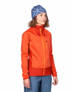 Veste Thermique Ayaq Shandar Femme 7 Veste Thermique Ayaq Shandar Femme -Équipement De Plein Air Veste AYAQ Shandar Femme Orange vue porte cote2 1