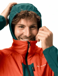 Veste Thermique Hybride Vaude Brenva Homme 10 Veste Thermique Hybride Vaude Brenva Homme -Équipement De Plein Air Veste Hybride VAUDE Brenva Homme 42711 3715 vue capuche 1