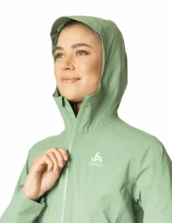 Veste Imperméable Odlo Aegis 2.5L Femme -Équipement De Plein Air Veste ODLO Aegis Femme 528671 40414 vue zip