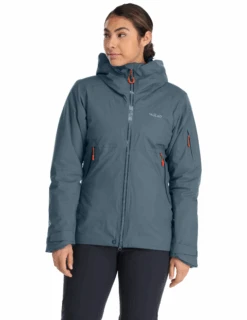 Veste Thermique Rab Khroma Transpose Femme -Équipement De Plein Air Veste Ski Khroma Transpose Femme Orion Blue vue portee face 1
