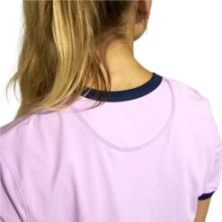 T-Shirt De Running Bomolet L'Endurant Manches Courtes Femme -Équipement De Plein Air t shirt running bomolet endurant femme rose dos jpg